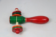 Channapatna Wooden Plate Rattle – Colorful Sound Toy for Kids