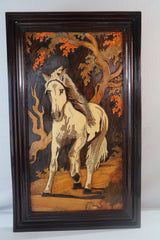 Horse Wood Inlay Mysore