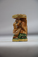 Wooden Hand Painted Ganesh