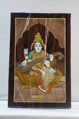 Rose Wood Inlay Saraswathi Photo Frame