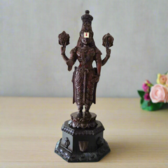 Devotional Rosewood Balaji Sculpture – Symbol of Protection & Prosperity
