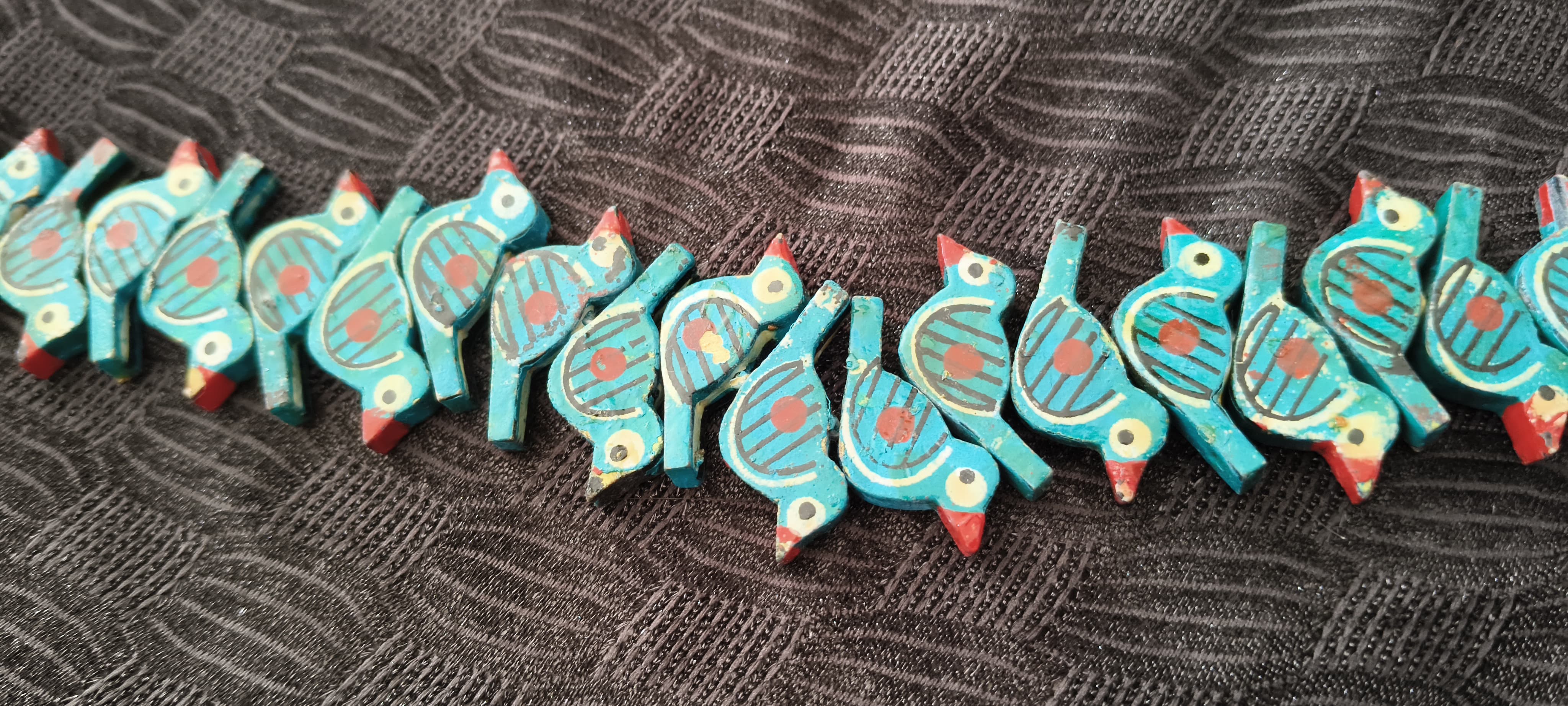 Wooden Bird Hangings for Wall – Handcrafted & Painted