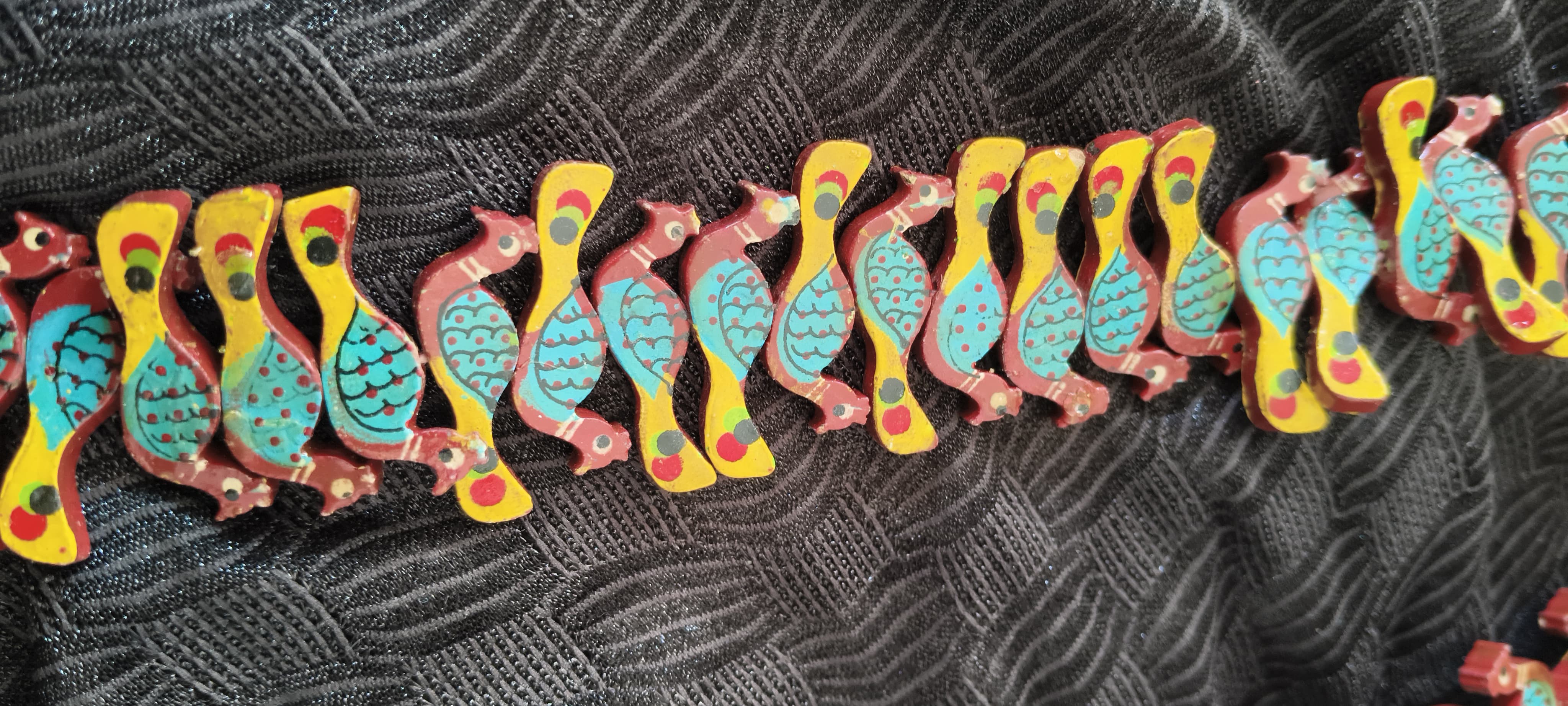 Decorative Wooden Peacock Hanging – Traditional Art Piece