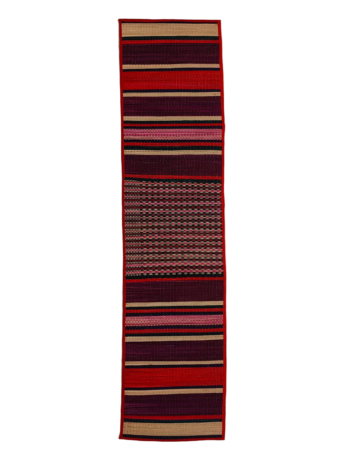 Handwoven Pattamadai Korai Grass Mat - A Traditional Indian Floor Runner