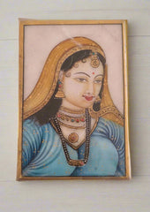 Rajasthan Mughal Queen Marbel Painting