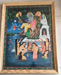 Vastra Haran - Lord Krishna and the Gopis at the Yamuna