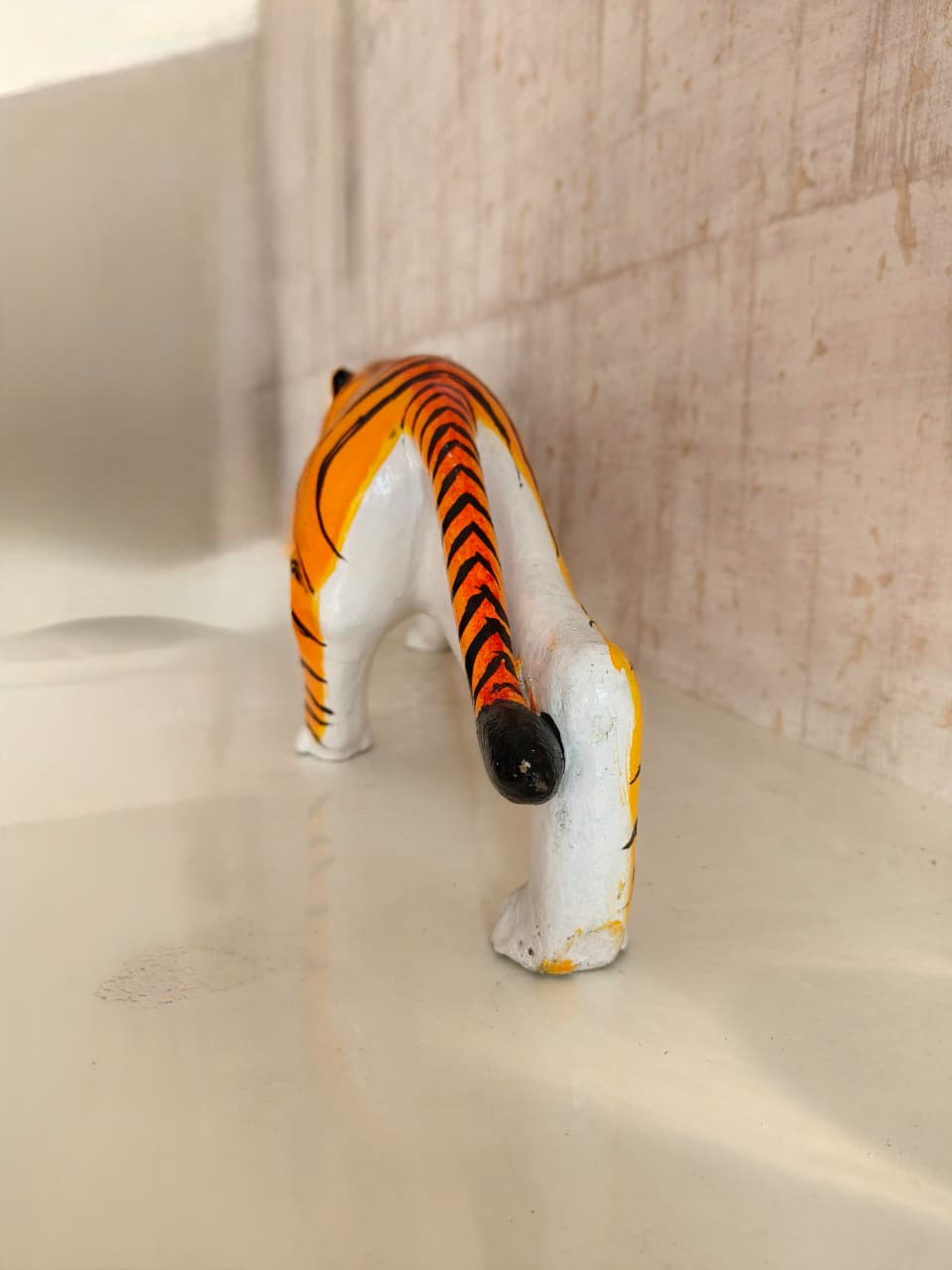 Wooden Tiger Collectible Toy