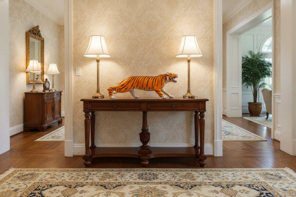 Tiger Wooden Toy Handcrafted