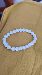 Natural Healing White Stone Bracelet   Accessories