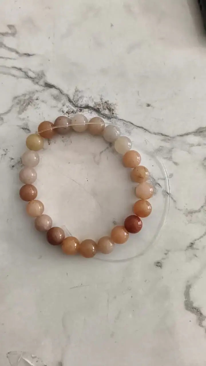Natural Sunstone Crystal Bracelet   Fashion