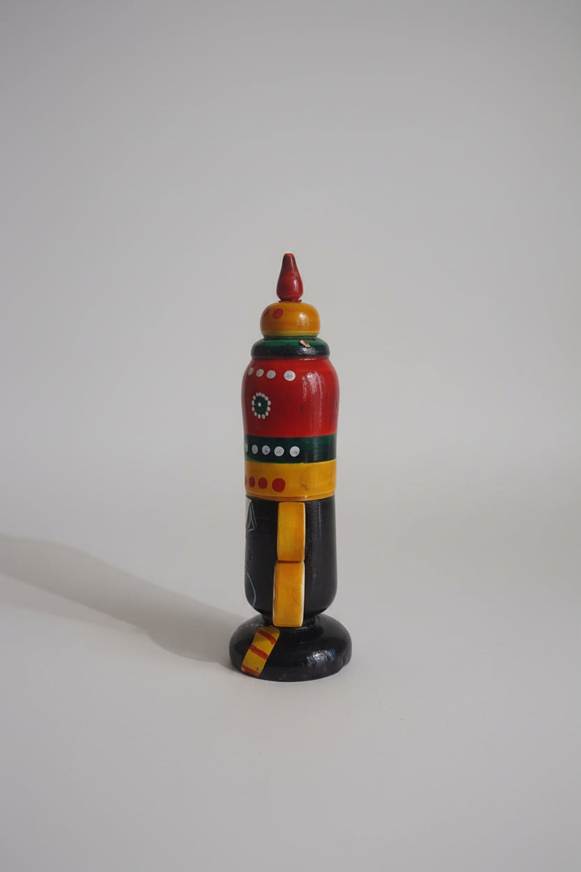 Majestic Etikoppaka Balaji Idol – Handcrafted Wooden Folk Art of Tirumala Tradition   Etikoppaka Lacquerware