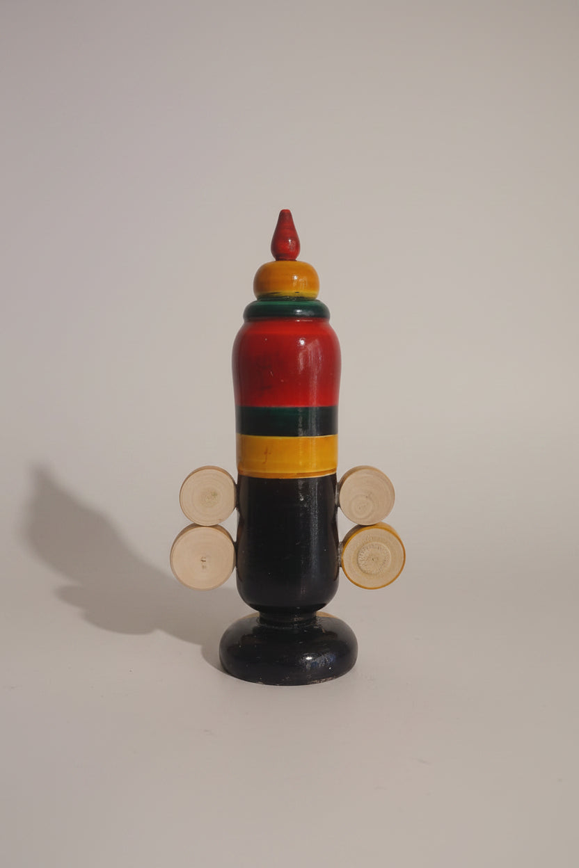 Majestic Etikoppaka Balaji Idol – Handcrafted Wooden Folk Art of Tirumala Tradition   Etikoppaka Lacquerware