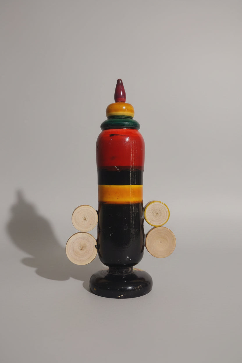 Majestic Etikoppaka Balaji Idol – Handcrafted Wooden Folk Art of Tirumala Tradition   Etikoppaka Lacquerware