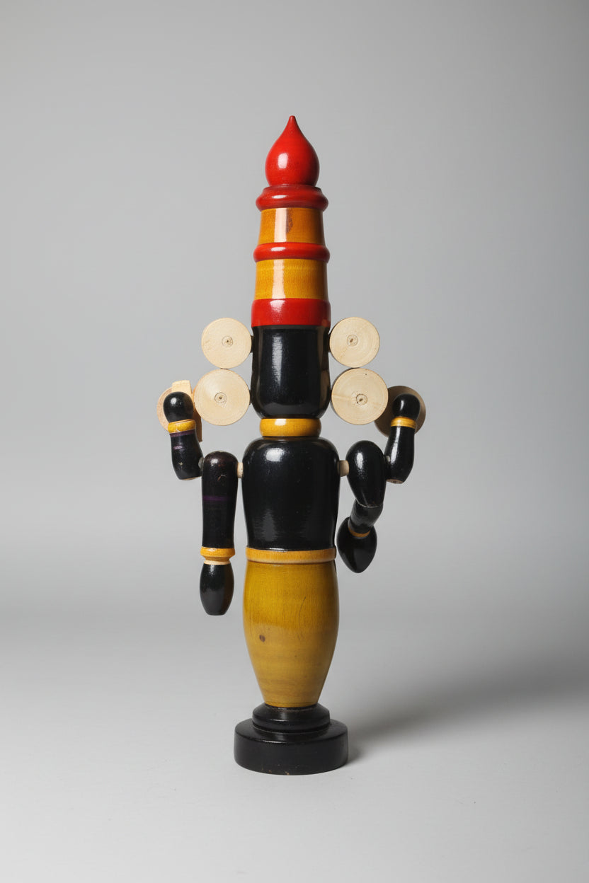 Sacred Etikoppaka Balaji Wooden Statue – A Handcrafted Symbol of Devotion   Etikoppaka Lacquerware