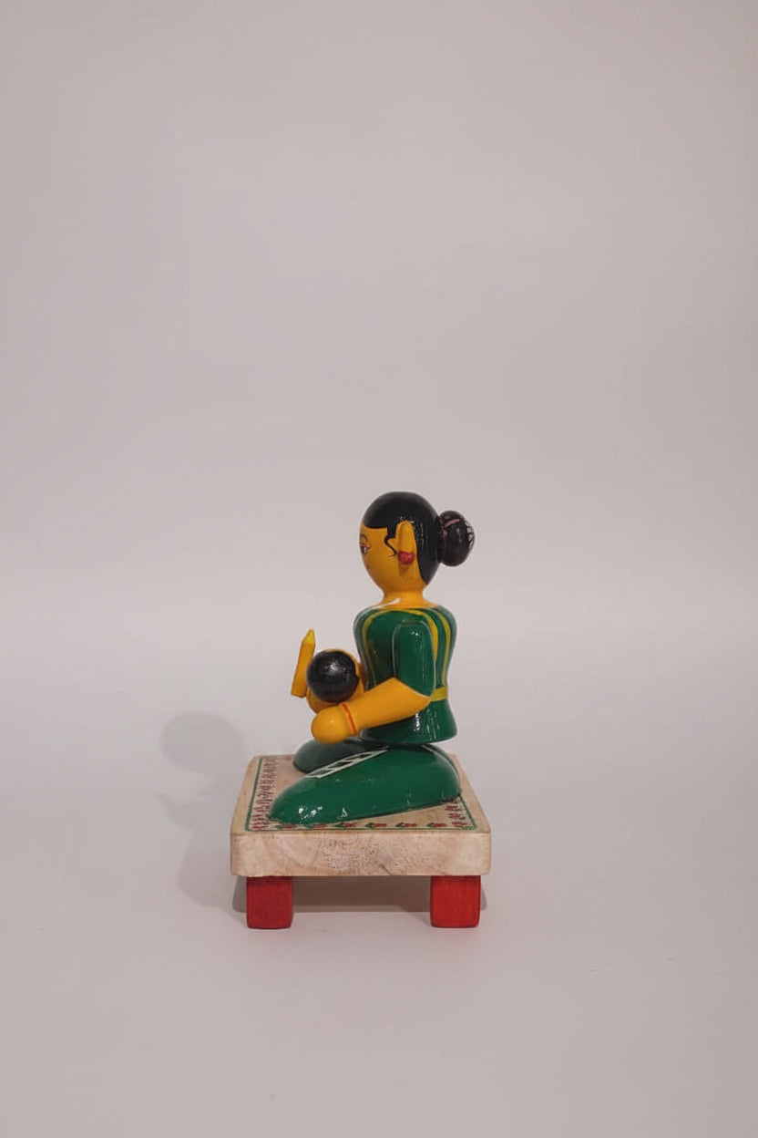 Eternal Bond – Etikoppaka Mother and Child   Etikoppaka Lacquerware