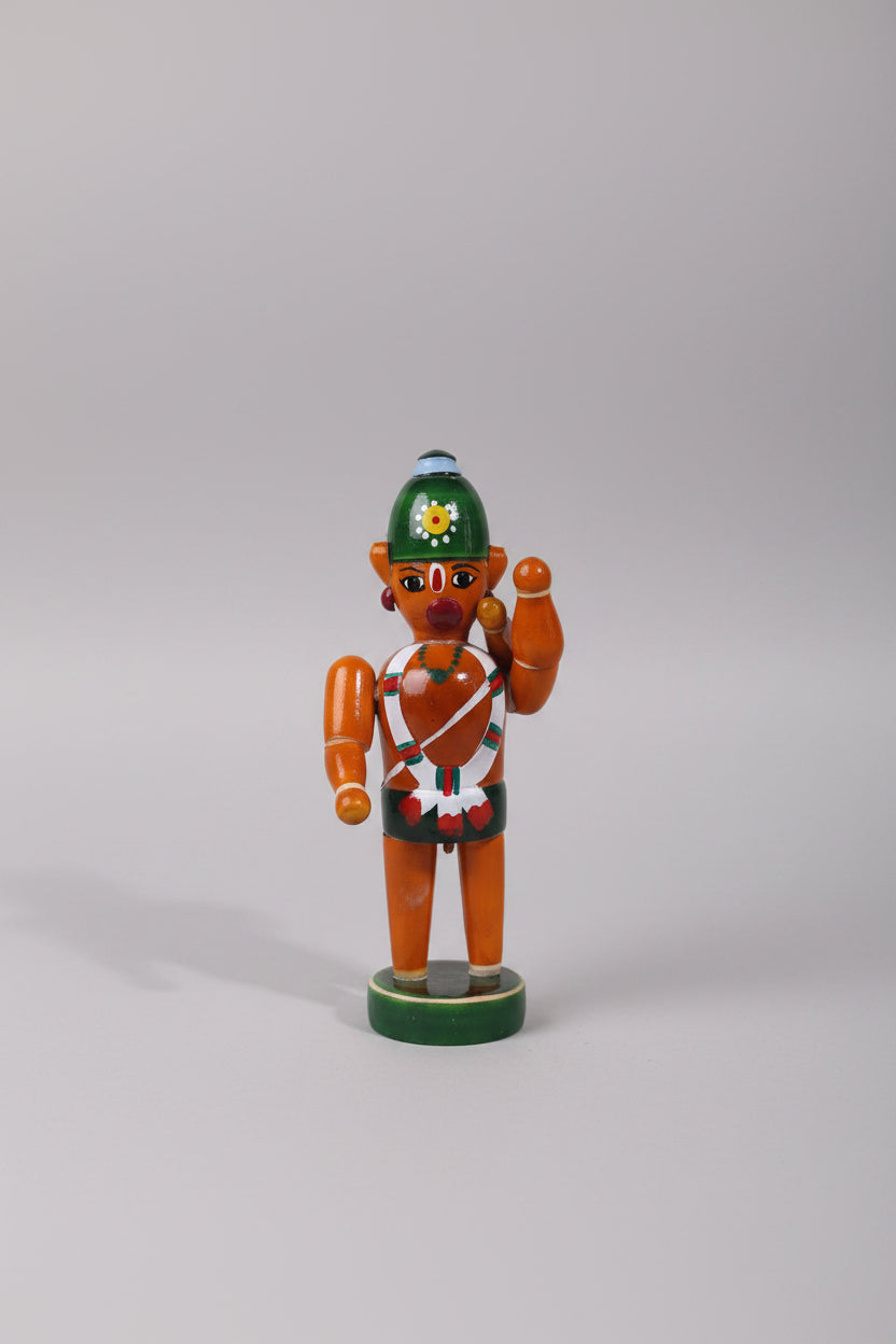 Etikoppaka Little Hanuman Wooden Statue   Etikoppaka Lacquerware