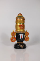 Lord Venkateswara Wooden Idol, Etikoppaka Balaji Pooja Decor statue.