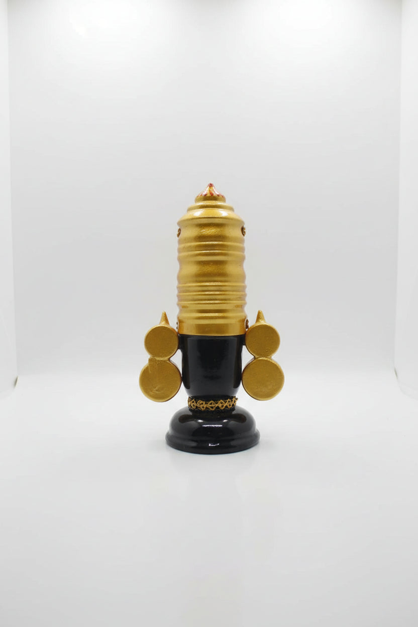 Lord Venkateswara wooden idol, a beautiful Balaji pooja decor item from Etikoppaka.