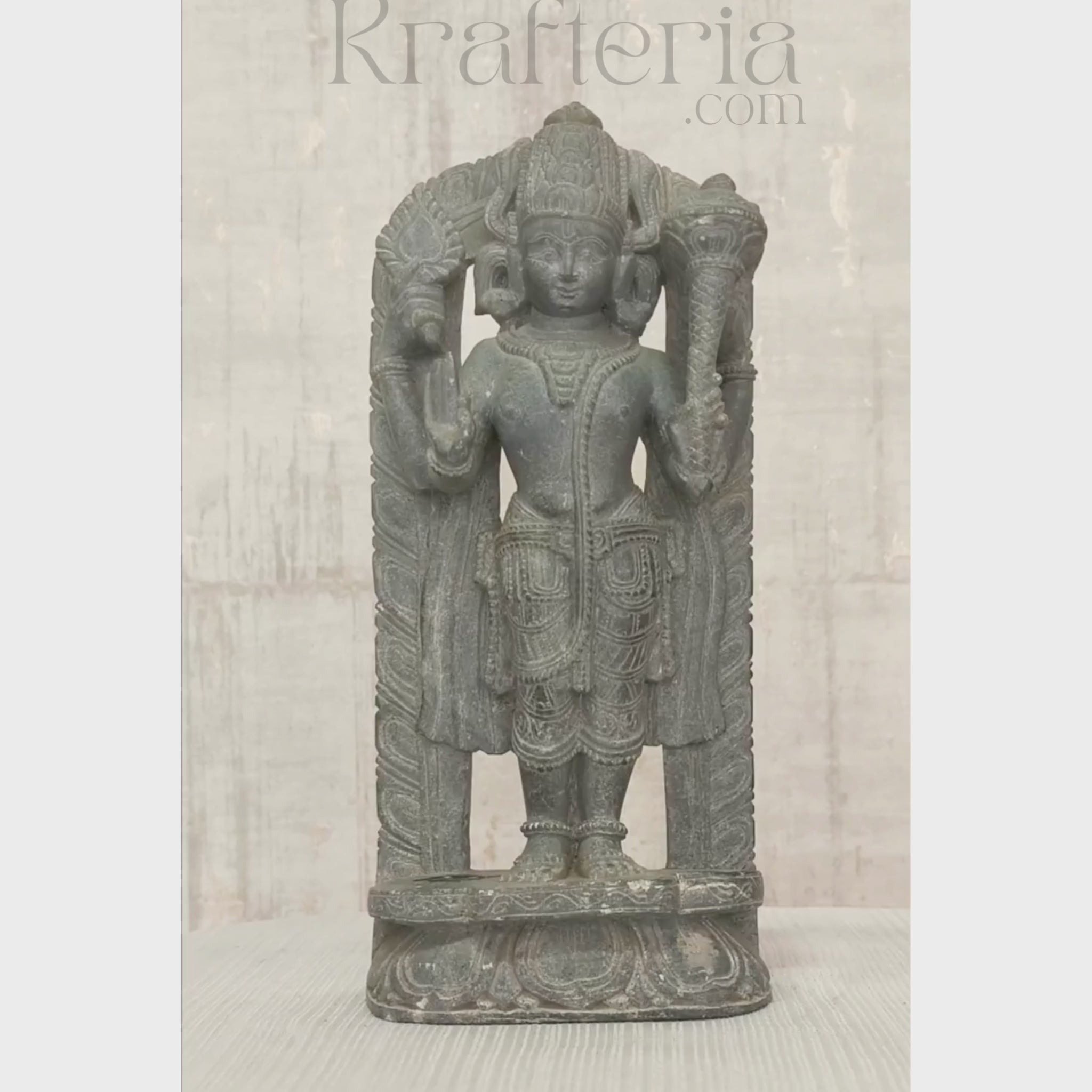 Narayana Sculpture – Divine Form of the Preserver
