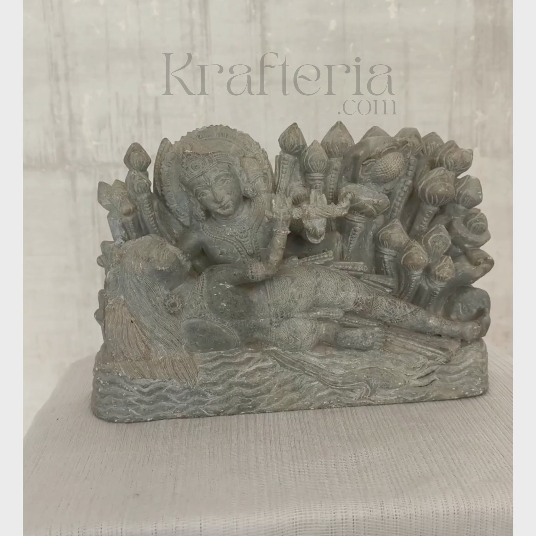 Lakshmi Narayan Sculpture – Divine Couple of Prosperity and Protection