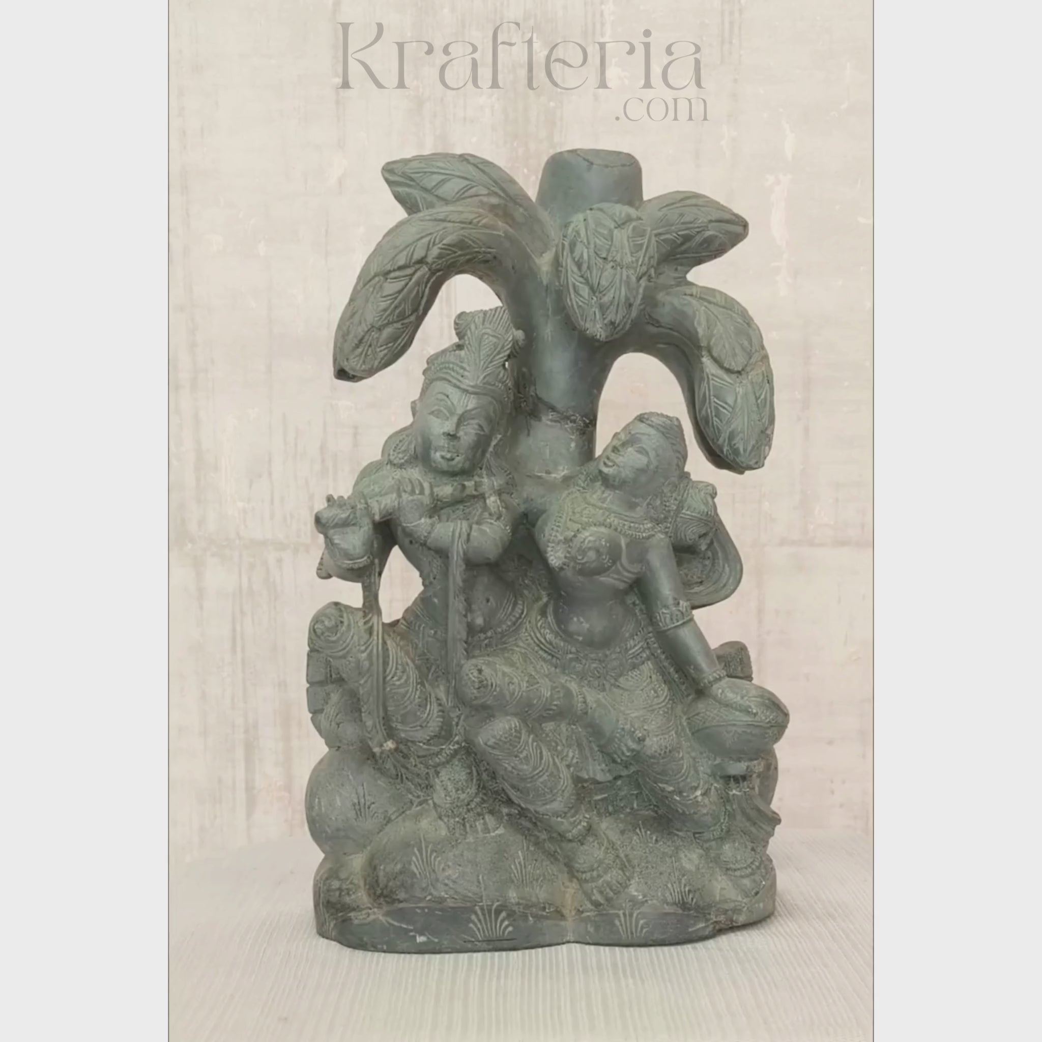 Radha Krishna Sculpture – Eternal Love Divine