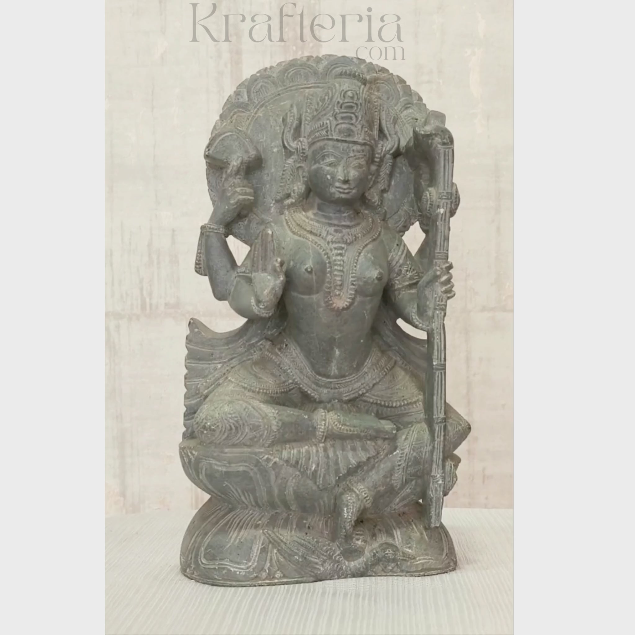 Saraswathi Sculpture – Goddess of Wisdom and Arts